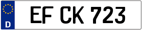 Truck License Plate